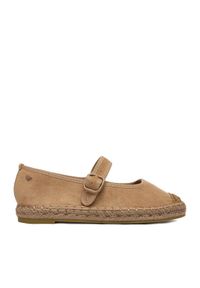 Roxy Espadryle CEO-WSS990-270 Beżowy ciemny. Kolor: beżowy. Materiał: materiał #1