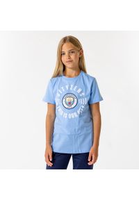 MANCHESTER CITY - Koszulka Manchester City dla dzieci. Kolor: niebieski. Materiał: bawełna. Sport: piłka nożna #1