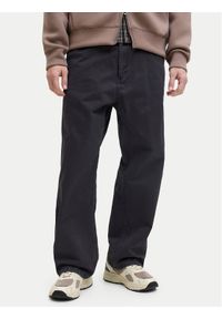 Jack & Jones Spodnie materiałowe Alex 12288528 Czarny Baggy Fit. Kolor: czarny. Materiał: bawełna #1