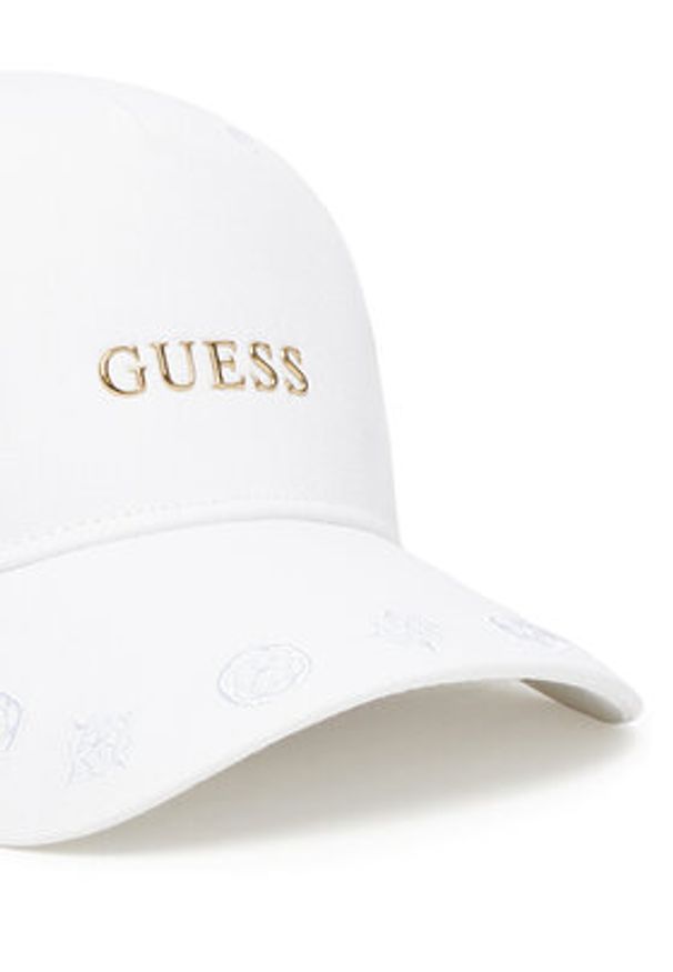 Guess Kapelusz 177119 Biały. Kolor: biały. Materiał: bawełna, materiał