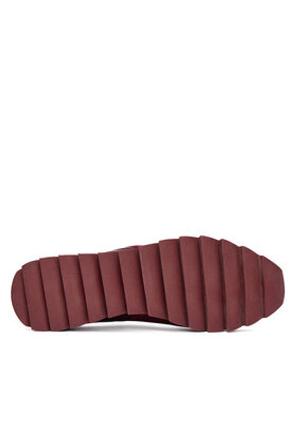 DKNY Sneakersy Abbi Logo Slip-On K3502004 Bordowy. Zapięcie: bez zapięcia. Kolor: czerwony. Materiał: materiał