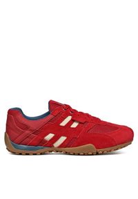 Geox Sneakersy Uomo Snake U4507A 02214 C0003 Czerwony. Kolor: czerwony