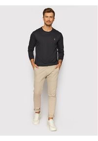 Polo Ralph Lauren Longsleeve 710760121 Czarny Slim Fit. Typ kołnierza: polo. Kolor: czarny. Materiał: bawełna. Długość rękawa: długi rękaw #5