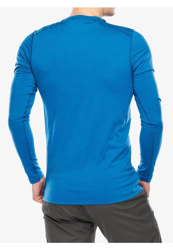 Bluza termoaktywna męska Smartwool Classic Merino Base Layer LS Boxed. Kolor: niebieski