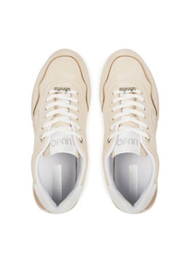 Liu Jo Sneakersy BA5043 P0102 Écru. Materiał: skóra