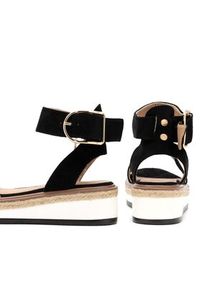 DeeZee Sandały WS091-01 Czarny. Kolor: czarny. Materiał: materiał #5