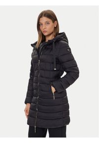 Gaudi Płaszcz zimowy 521BD35001 Czarny Regular Fit. Kolor: czarny. Materiał: syntetyk. Sezon: zima