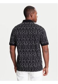 Karl Lagerfeld - KARL LAGERFELD Polo 745120 553225 Czarny Regular Fit. Typ kołnierza: polo. Kolor: czarny. Materiał: bawełna #3