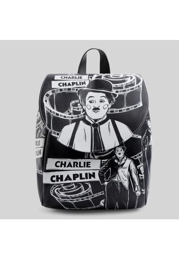 Inna - Plecak damski Mumka wegański Charlie Chaplin. Wzór: motyw zwierzęcy