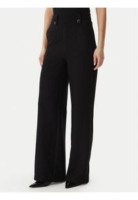 Morgan Spodnie materiałowe 261-PINTA.F Czarny Regular Fit. Kolor: czarny. Materiał: syntetyk #1