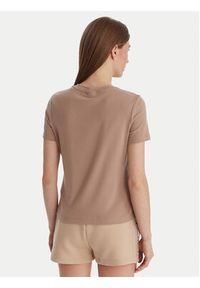 Guess T-Shirt V6GI06 K2967 Beżowy Regular Fit. Kolor: beżowy. Materiał: lyocell #3