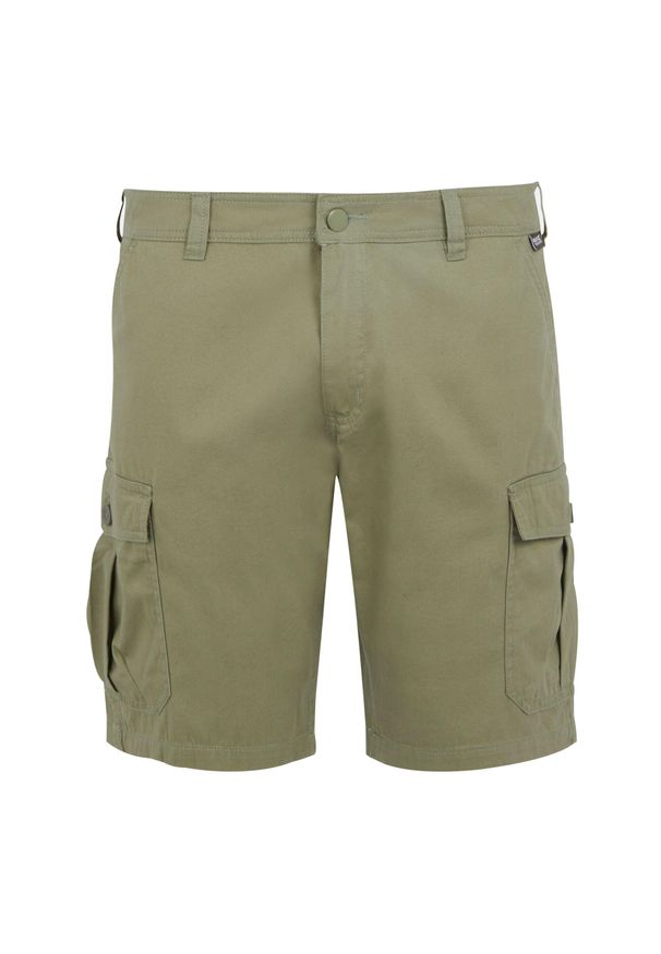 Regatta - Casualowe Shorty Męskie Ruwan. Kolor: zielony. Sport: turystyka piesza