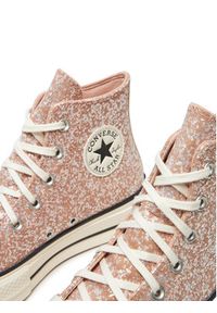 Converse Trampki Chuck Taylor All Star Lift Platform Hi A09422C Różowy. Kolor: różowy. Materiał: materiał. Obcas: na platformie #6