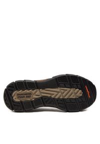 skechers - Skechers Półbuty 204810 CDB Brązowy. Kolor: brązowy. Materiał: skóra #5