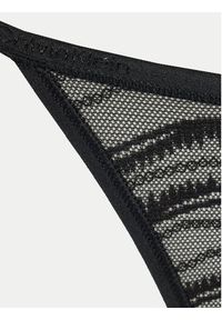 Calvin Klein Underwear Stringi 000QD3994E Czarny. Kolor: czarny. Materiał: syntetyk