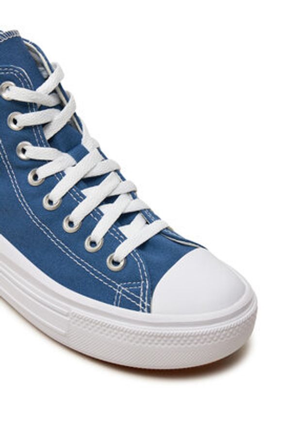 Converse Trampki Chuck Taylor All Star Move Platform A09395C Niebieski. Kolor: niebieski. Materiał: materiał. Obcas: na platformie