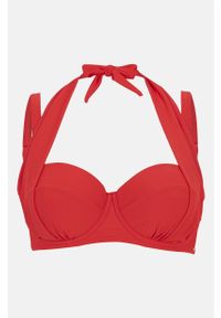 Cellbes - Czerwony biustonosz od bikini. Kolor: czerwony. Wzór: aplikacja #6