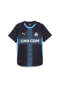 Puma - Męska autentyczna koszulka wyjazdowa Olympique Marsylia 25/26 PUMA. Kolor: niebieski