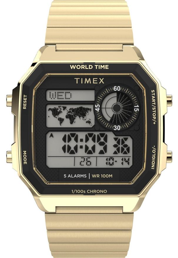 Zegarek Timex Zegarek męski Timex TW5M69000 złoty. Kolor: złoty