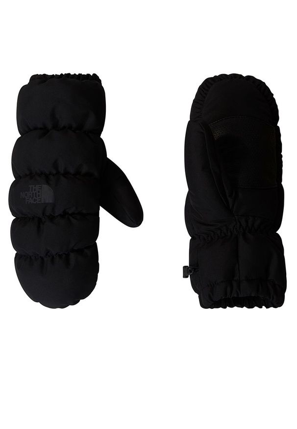 Rękawiczki The North Face Montana 0A88JQJK31 - czarne. Kolor: czarny. Materiał: materiał, poliester, skóra. Sezon: zima. Sport: narciarstwo