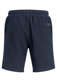 Jack & Jones Szorty materiałowe Jaiden 12295862 Granatowy Relaxed Fit. Kolor: niebieski. Materiał: bawełna #8