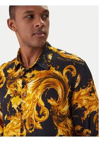 Versace Jeans Couture Koszula 80GAL2R0 NS757 Czarny Regular Fit. Kolor: czarny. Materiał: wiskoza #3