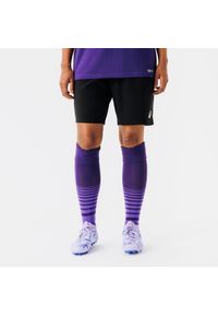 KIPSTA - Spodenki piłkarskie Kipsta Viralto Club. Kolor: czarny, różowy. Materiał: poliamid, elastan, materiał, poliester. Sport: piłka nożna