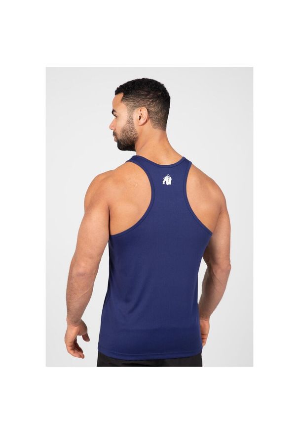 GORILLA WEAR - Classic Training Top bez rękawów - Granatowy. Kolor: niebieski. Długość rękawa: bez rękawów. Styl: sportowy
