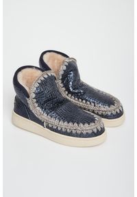 Mou - Śniegowce damskie skórzane MOU. Materiał: skóra #1