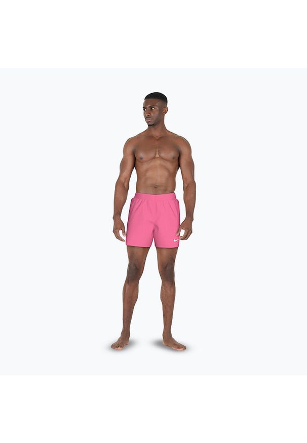 Szorty kąpielowe męskie Nike Essential 5" Volley. Kolor: różowy