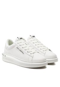 Karl Lagerfeld - KARL LAGERFELD Sneakersy KL52574A Biały. Kolor: biały. Materiał: skóra #6
