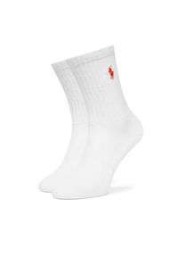 Polo Ralph Lauren Skarpety długie 455972889003 Biały. Kolor: biały. Materiał: materiał, bawełna #8