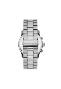 Michael Kors Zegarek Runway MK9105 Srebrny. Kolor: srebrny. Materiał: syntetyk #5