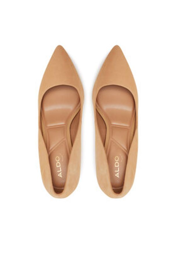 Aldo Szpilki Lala 13771039 Beżowy. Kolor: beżowy. Materiał: skóra. Obcas: na szpilce