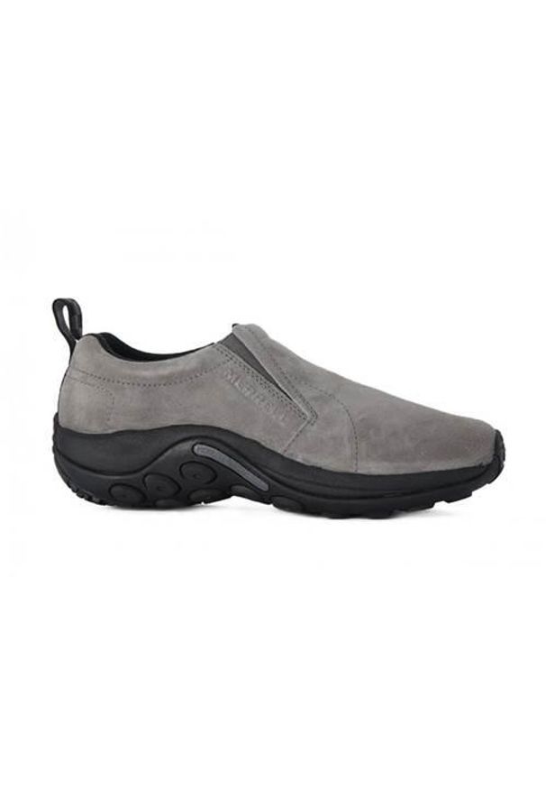 Buty do chodzenia męskie Merrell Jungle Moc. Zapięcie: bez zapięcia. Kolor: szary. Materiał: guma, materiał, syntetyk. Szerokość cholewki: normalna. Sport: turystyka piesza