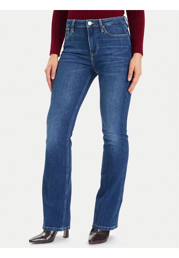 Guess Jeansy W5BA0L D4U5A Niebieski Flare Fit. Kolor: niebieski