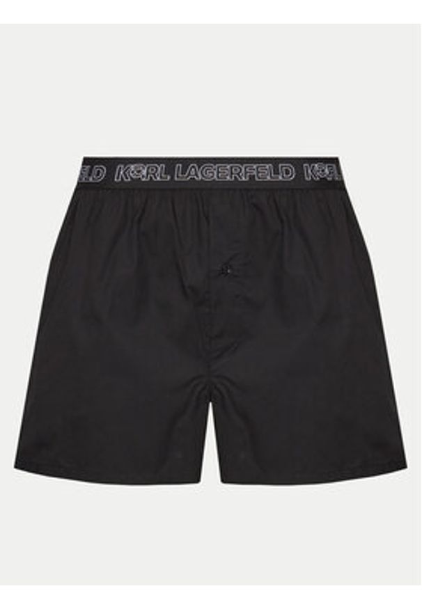 Karl Lagerfeld - KARL LAGERFELD Komplet 3 par bokserek Ikonik 2.0 246M2101 Czarny. Kolor: czarny. Materiał: bawełna