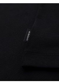 Ombre Clothing - Bawełniana męska koszulka basic na ramiączkach – czarna V3 - Rozmiar: M. Kolor: czarny. Materiał: bawełna. Długość rękawa: na ramiączkach. Sezon: lato