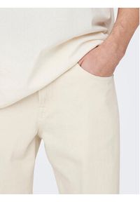 Only & Sons Jeansy 22025917 Biały Loose Fit. Kolor: biały #12