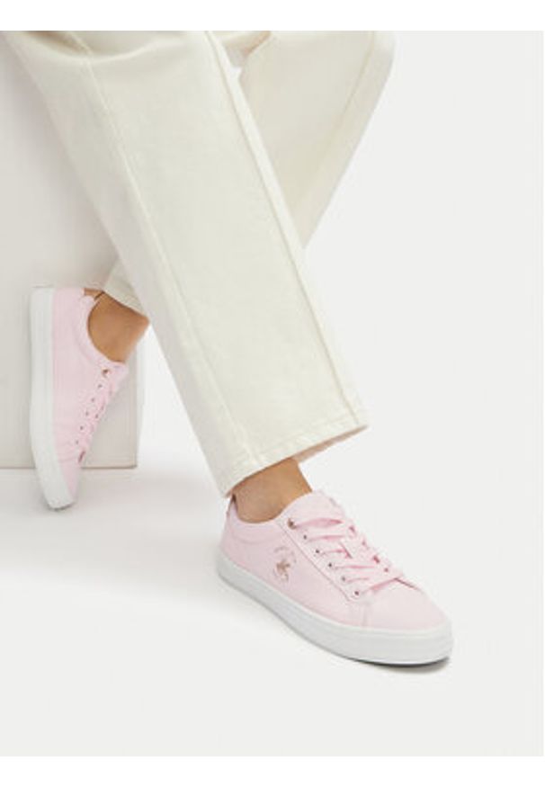 Beverly Hills Polo Club Tenisówki V12-839 Różowy. Kolor: różowy. Materiał: materiał