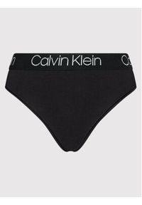 Calvin Klein Underwear Stringi 000QD3754E Czarny. Kolor: czarny. Materiał: bawełna #8