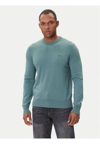 BOSS Sweter Kanovano_S 50527583 Zielony Regular Fit. Kolor: zielony. Materiał: bawełna