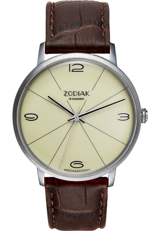 BŁONIE - Zegarek Błonie Zodiak Mechaniczny Budyń męski .. Rodzaj zegarka: analogowe