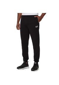 EA7 - Spodnie Core Identity Rozmiar XXL Czarny - 8NPP66PJVRZ-1200. Kolor: czarny. Materiał: bawełna. Wzór: nadruk, aplikacja #1