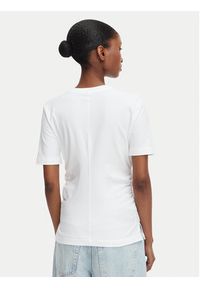 Calvin Klein Jeans T-Shirt LV047G808G Biały Slim Fit. Kolor: biały. Materiał: bawełna #4
