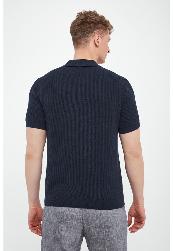 JOOP! Jeans - Polo męskie dzianinowe Adrianor JOOP! JEANS. Typ kołnierza: polo. Materiał: dzianina
