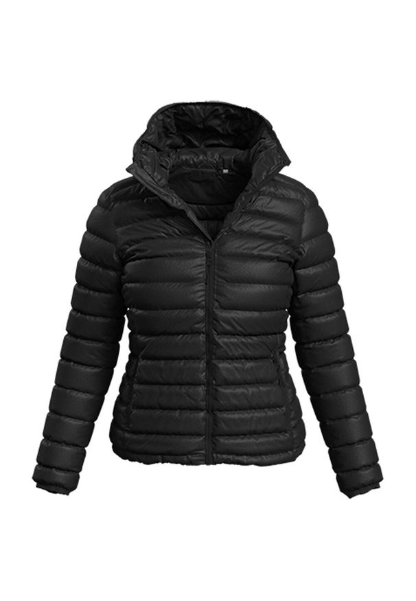 Stedman - Kurtka Ocieplana Damska Lux. Kolor: czarny. Materiał: puch. Sport: turystyka piesza