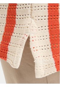 TOMMY HILFIGER - Tommy Hilfiger Sweter MW0MW42770 Kremowy Regular Fit. Kolor: kremowy. Materiał: bawełna #5