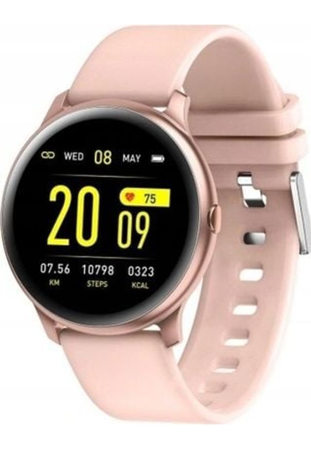 Smartwatch KingWear KW19 Różowy (KW19 RÓŻOWY). Rodzaj zegarka: smartwatch. Kolor: różowy