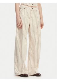 Guess Jeans Jeansy W6GA2U D7961 Écru Wide Leg. Kolor: kremowy #1